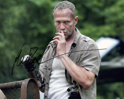 Michael Rooker Signed Walking Dead Merle Dixon 8x10 Photo