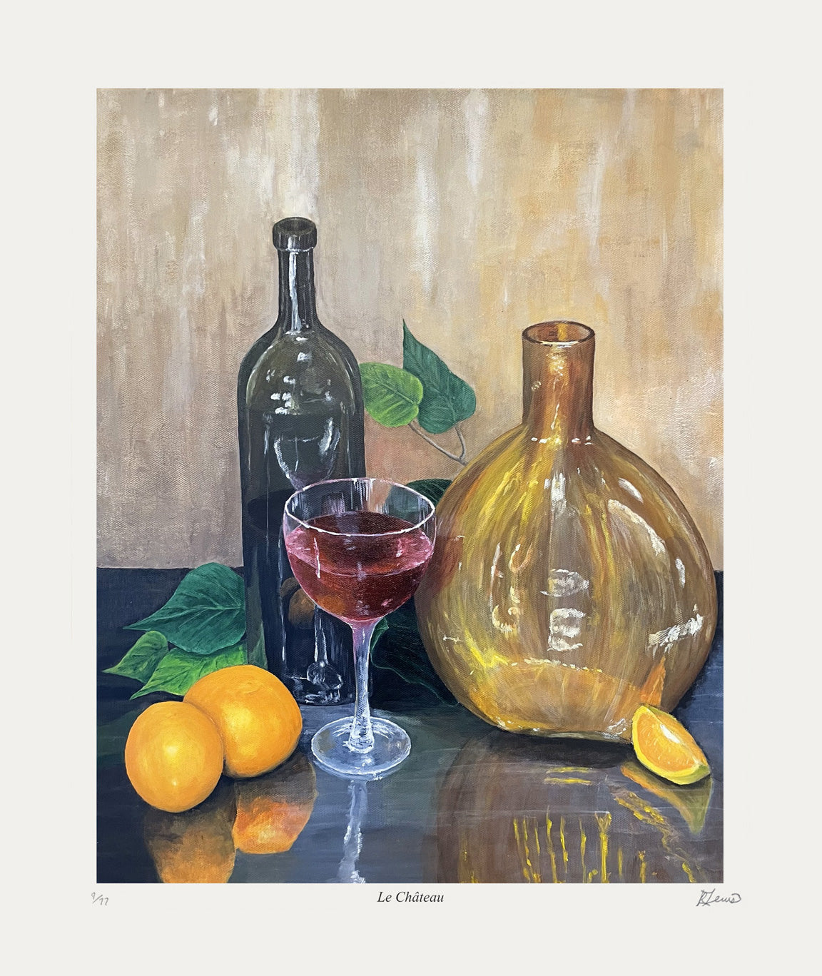 Le Château - Art Print /77 by Ryan Lewis, Artist Proof
