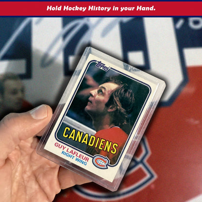 Guy Lafleur Topps Collectible Hockey Card Montreal