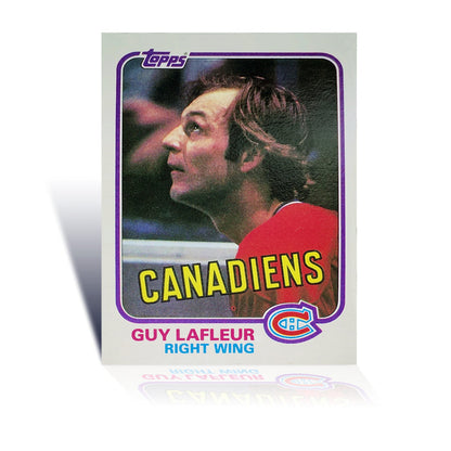 Guy Lafleur Topps Collectible Hockey Card Montreal