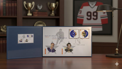 Red Kelly & Phil Esposito 2002 Day of Issue Stamp Set