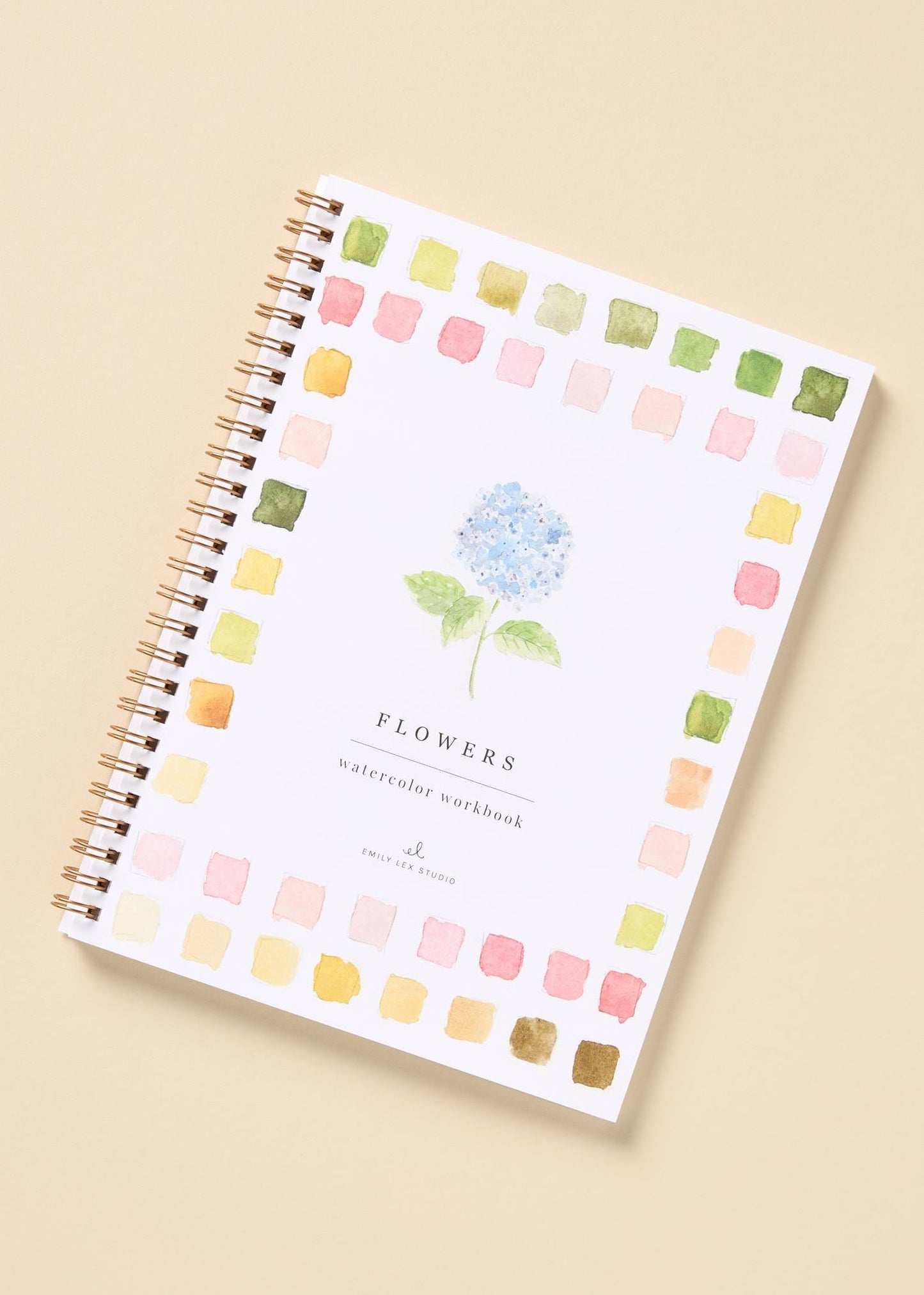 Flowers Watercolour Workbook