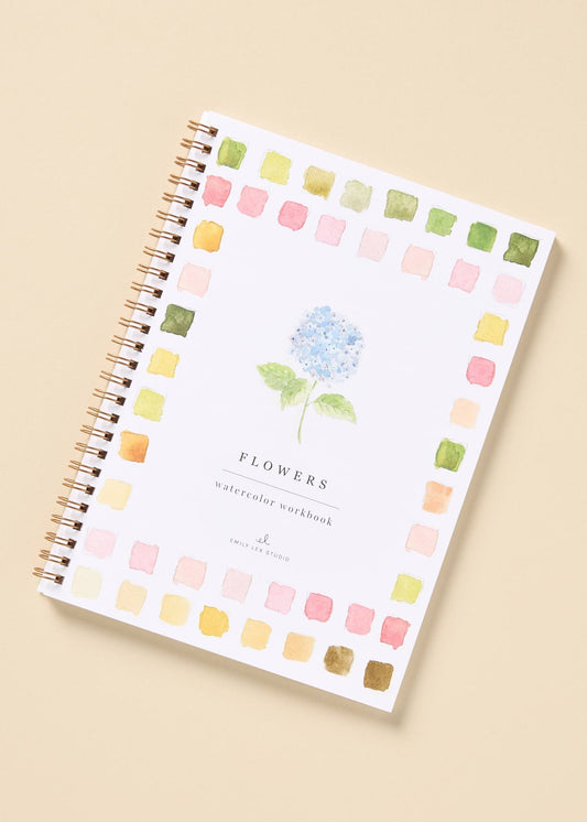Flowers Watercolour Workbook