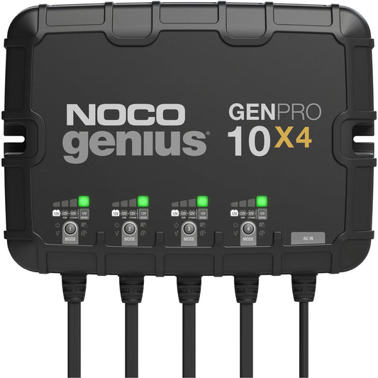 Chargeur de batterie embarqué Genius® GenPro10X4 à 4 banques, 40 A