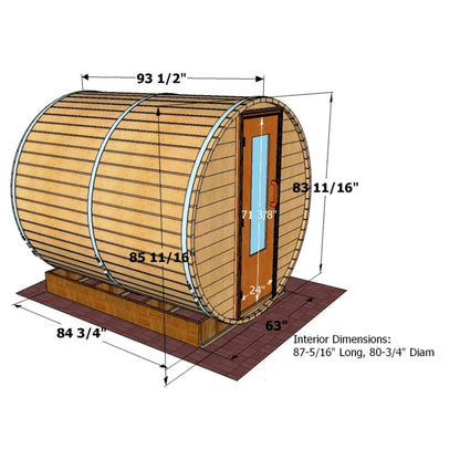 Saunas Tonneaux Fluides