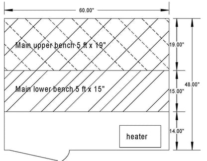 Kits de cabine de sauna à vapeur