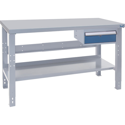 Établi industriel, 60" L x 36" P x 34" H, capacité de 1000 lb.