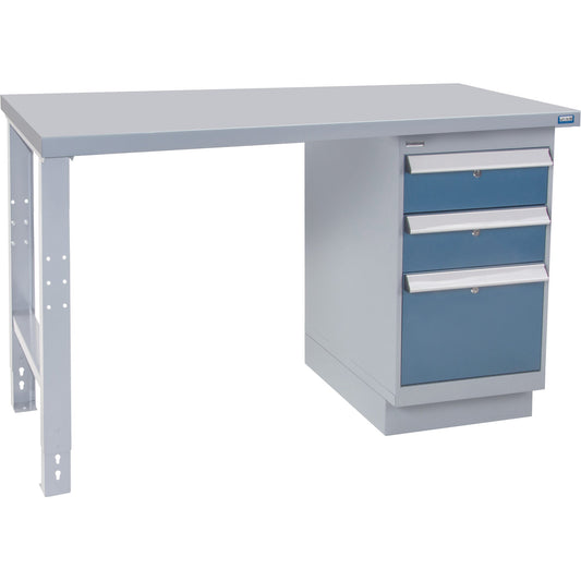 Établi industriel, 36" L x 60" P x 34" H, capacité de 1000 lb.