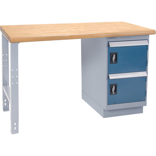 Établi industriel, capacité de 1000 lb, 24" larg. x 60" prof., 34" haut.