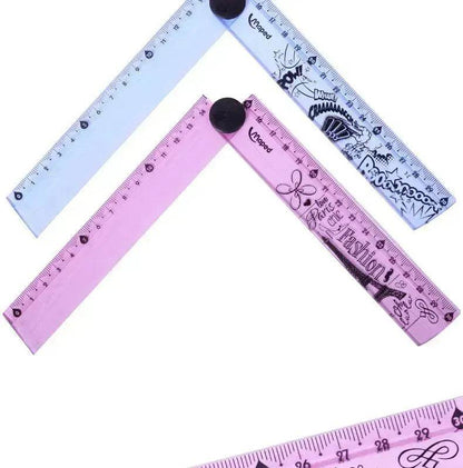 folding ruler 30cm widened rotary ruler