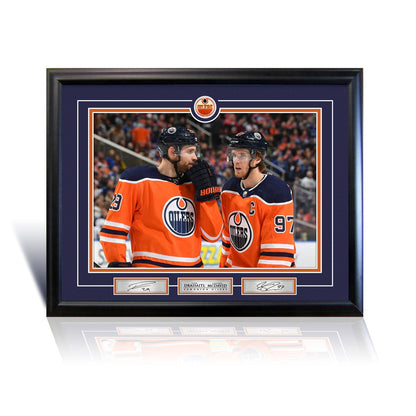 Connor McDavid and Leon Draisaitl Edmonton 16x20 Photograph