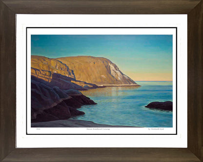 ROCKWELL KENT "MAINE HEADLAND EVENING " - HUDSON RIVER SCHOOL  30"X24"