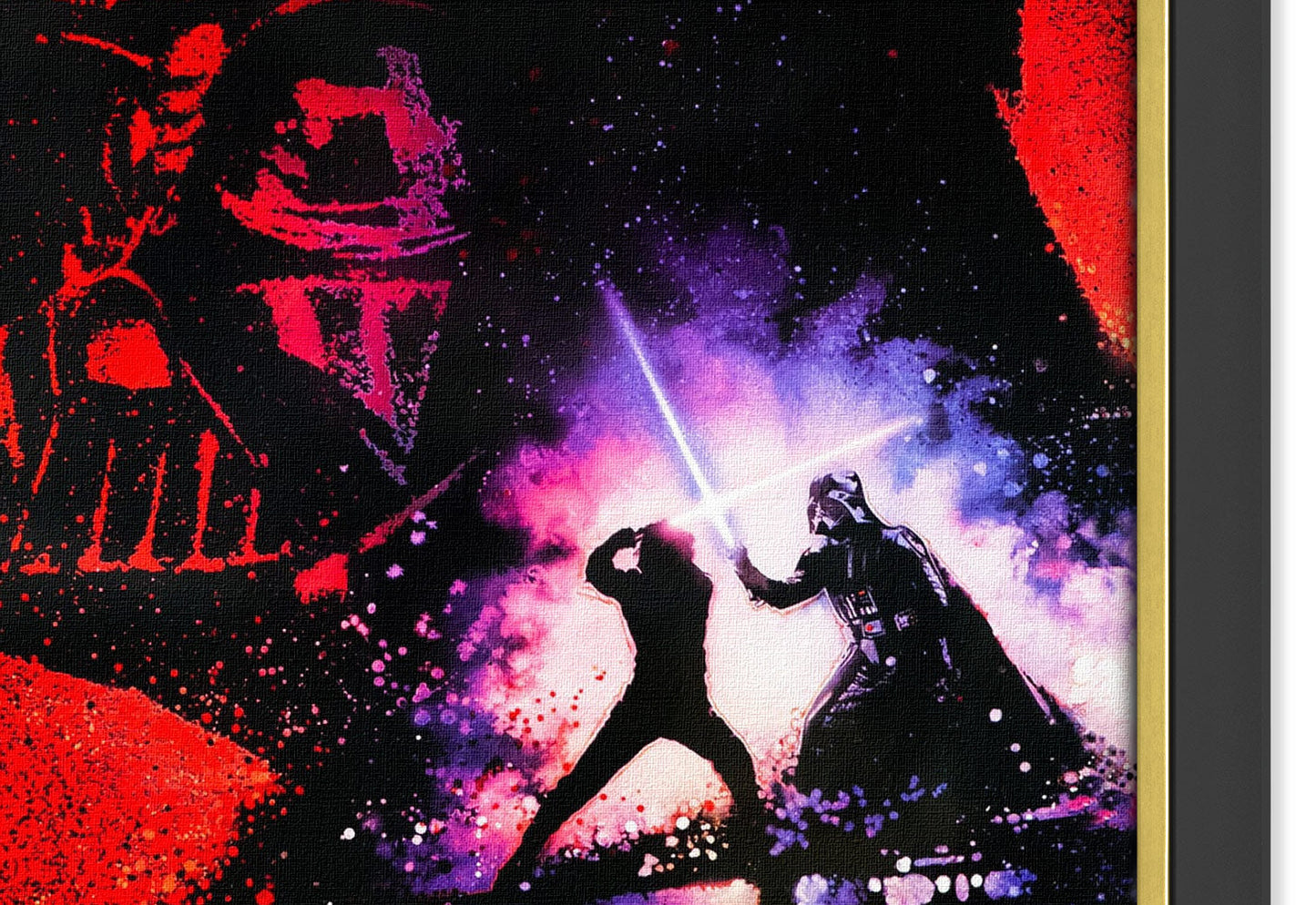 STAR WARS EP VI REVENGE OF THE JEDIMOVIE POSTER REPRINT - FRAMED 33.5"X23.5"
