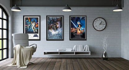 Star Wars Episode IV A New Hope Blasters Framed Poster
