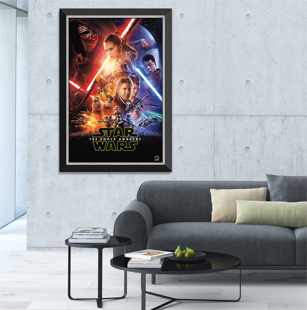 Star Wars Episode VII The Force Awakens Framed Poster (33.5x23.5)