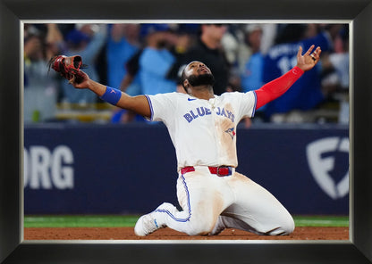 Vladimir Guerrero Jr. 2025 ALCS Celebration Framed Canvas