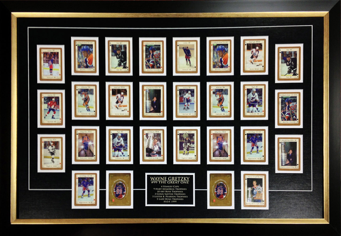 THE GREAT ONE CARDS FEATURING WAYNE GRETZKY (31" BY 25")