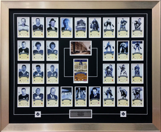 TOR MAPLE LEAF GARDENS LAST TICKET SET - LTD ED /99 SIGNED JOHNNY BOWER 43"X38"