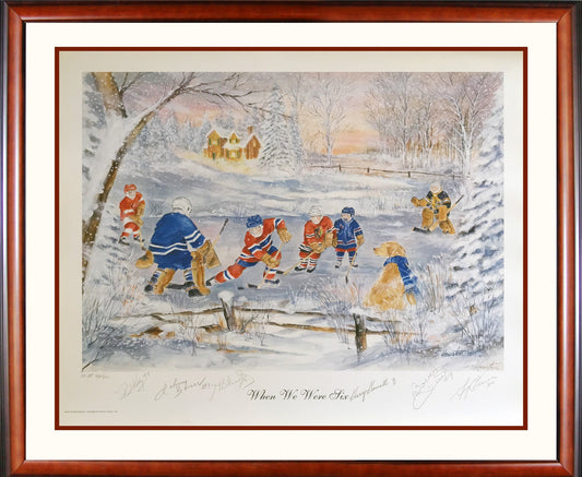 SIGNÉ : KELLY, HOWELL, BOWER, HULL, H RICHARD, CHEEVERS - ÉDITION LIMITÉE /201 30"X26"