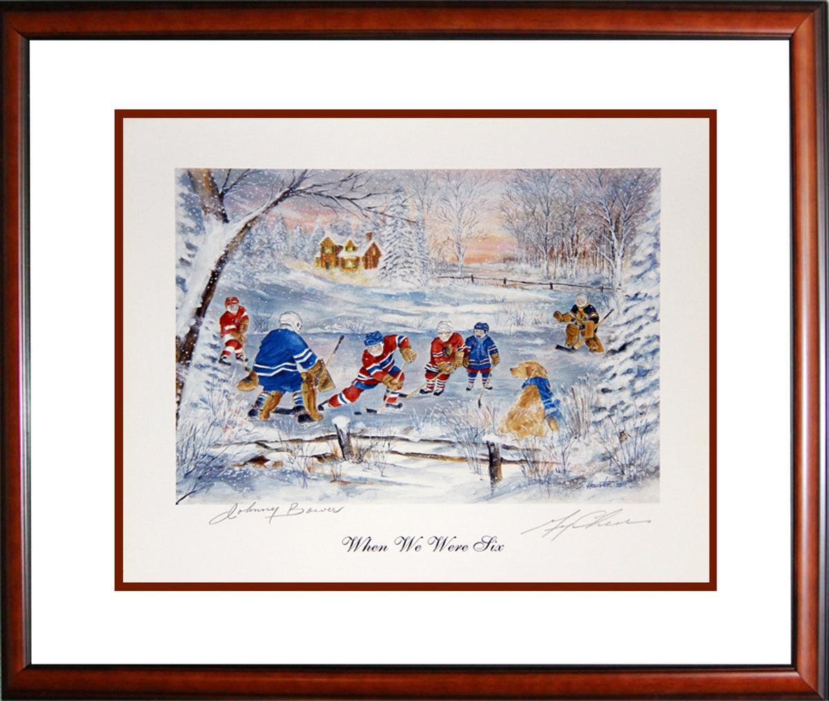 When We Were Six Signed Lithograph