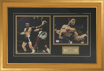 Muhammad Ali & George Chuvalo Framed Photo Set /199 (32x24)