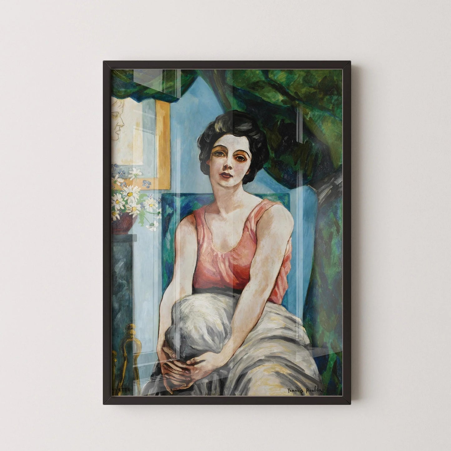 Francis Picabia - Portrait of Yvette | Famous Art (available handframed or unframed)