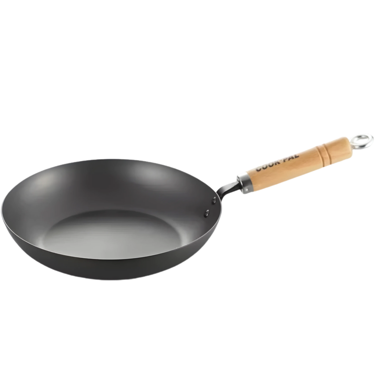 Poêle en acier au carbone nitruré Yoshikawa Cook-Pal Ren 28 cm – Fabriquée au Japon