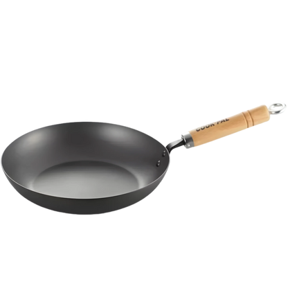 Poêle en acier au carbone nitruré Yoshikawa Cook-Pal Ren 28 cm – Fabriquée au Japon