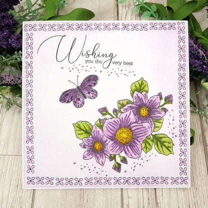 For the Love of Stamps - Floral Favourites Snippables - Dog Rose