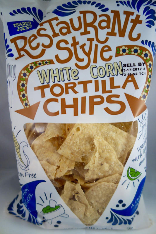 Chips Tortilla Trader Joe’s, Maïs Blanc, 255g