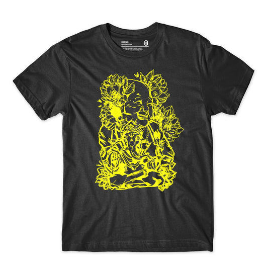 Ganesh & Laughing Buddha - Black