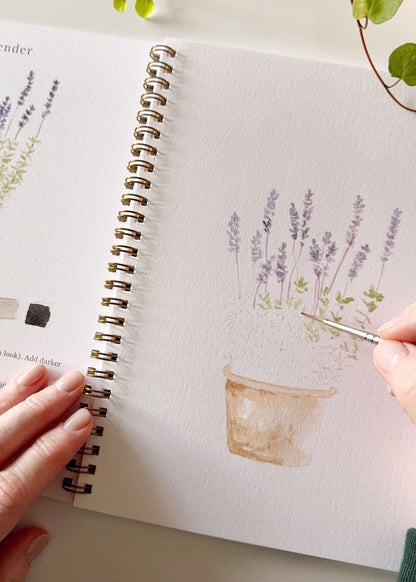 Garden Watercolour Workbook