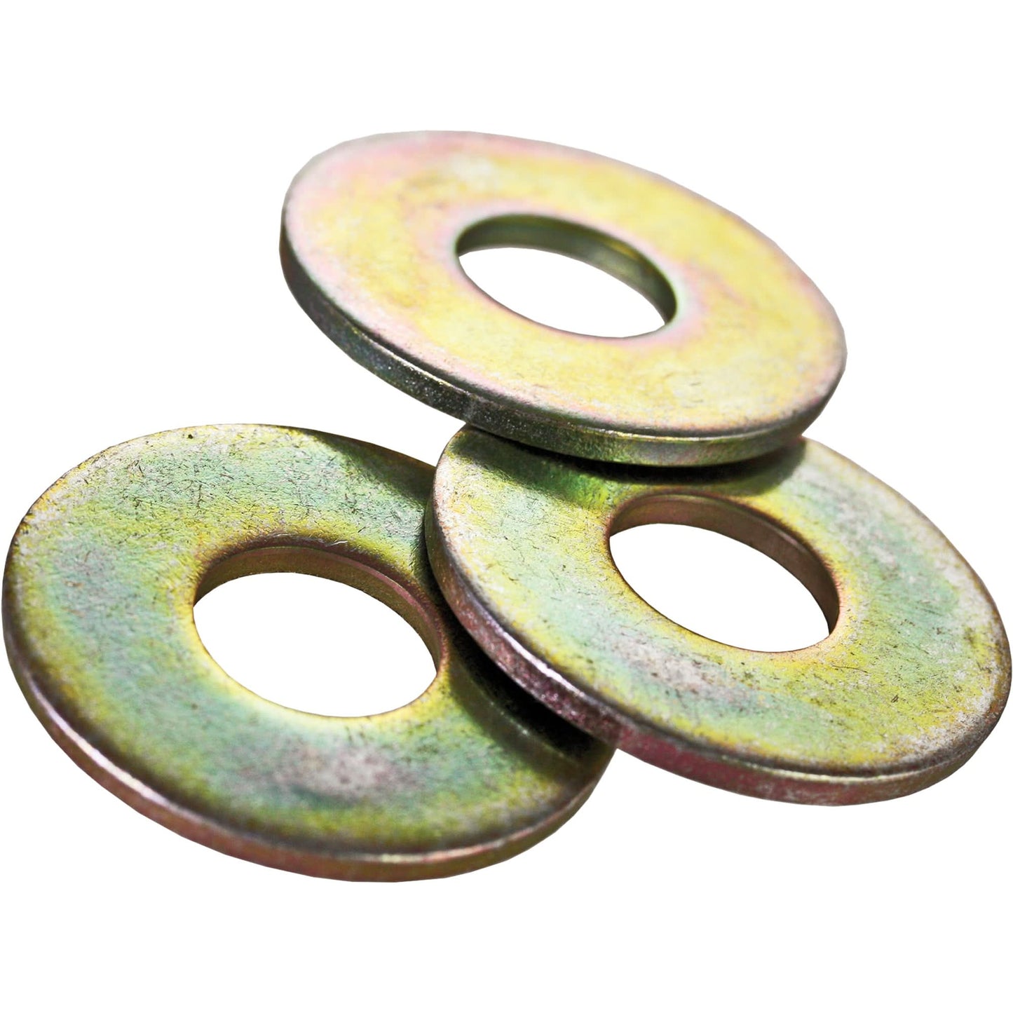 USS Flat Washer, Yellow Zinc, 3/8"