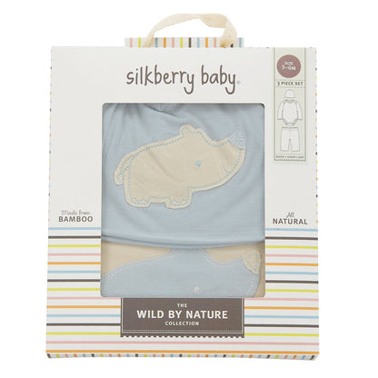 Bamboo Baby Gift Set (Sea Breeze/Rhino)