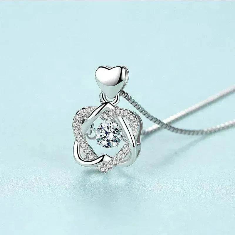 Collier de perles et strass à la mode avec pendentif en forme d'étoile pour femmes