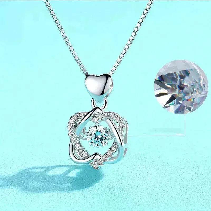Collier de perles et strass à la mode avec pendentif en forme d'étoile pour femmes