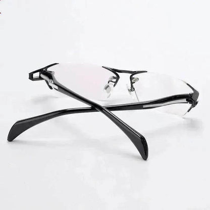 Glasses Frame Rimless Pure Titanium Glasses Frame Women