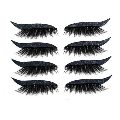 Glittering Eyeliner Sticker False lashes set