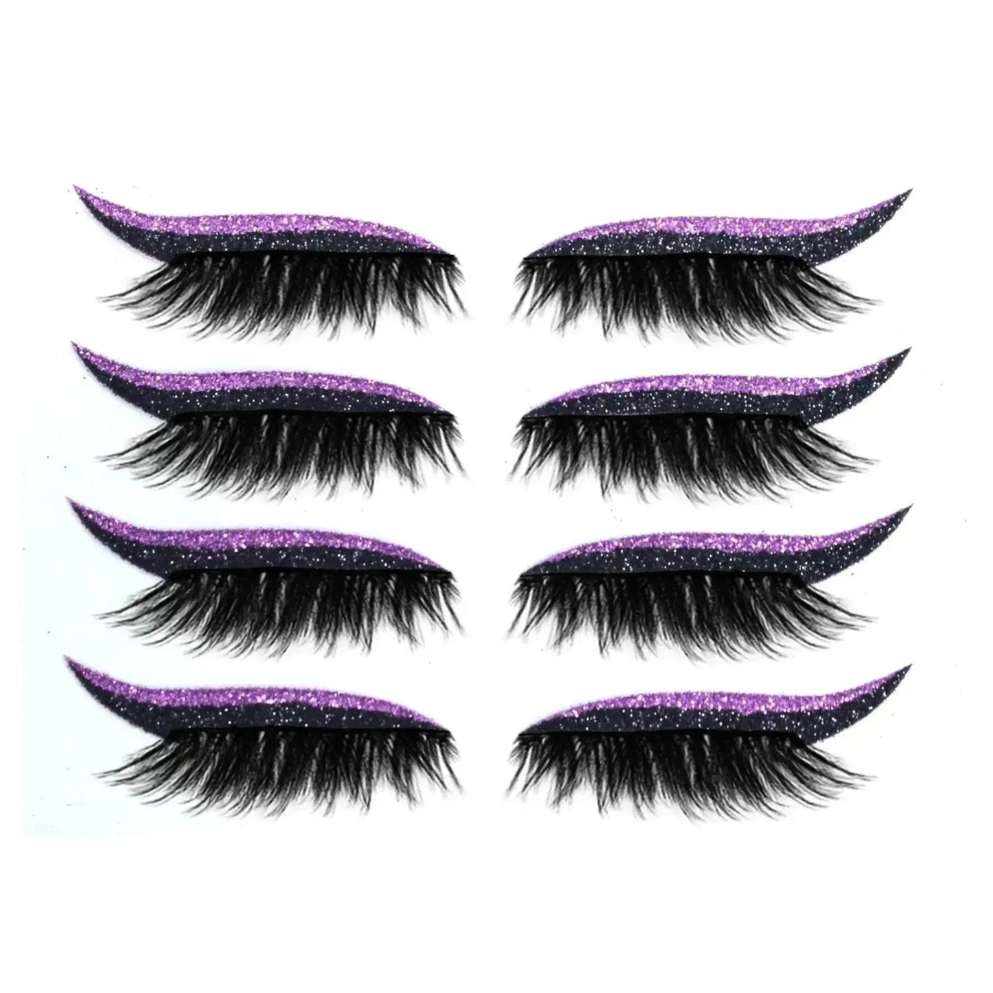 Glittering Eyeliner Sticker False lashes set