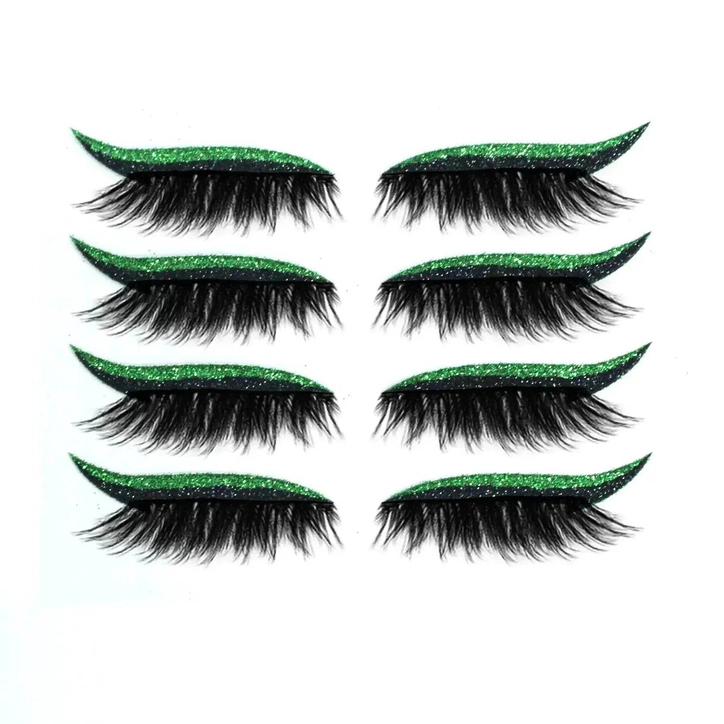 Glittering Eyeliner Sticker False lashes set