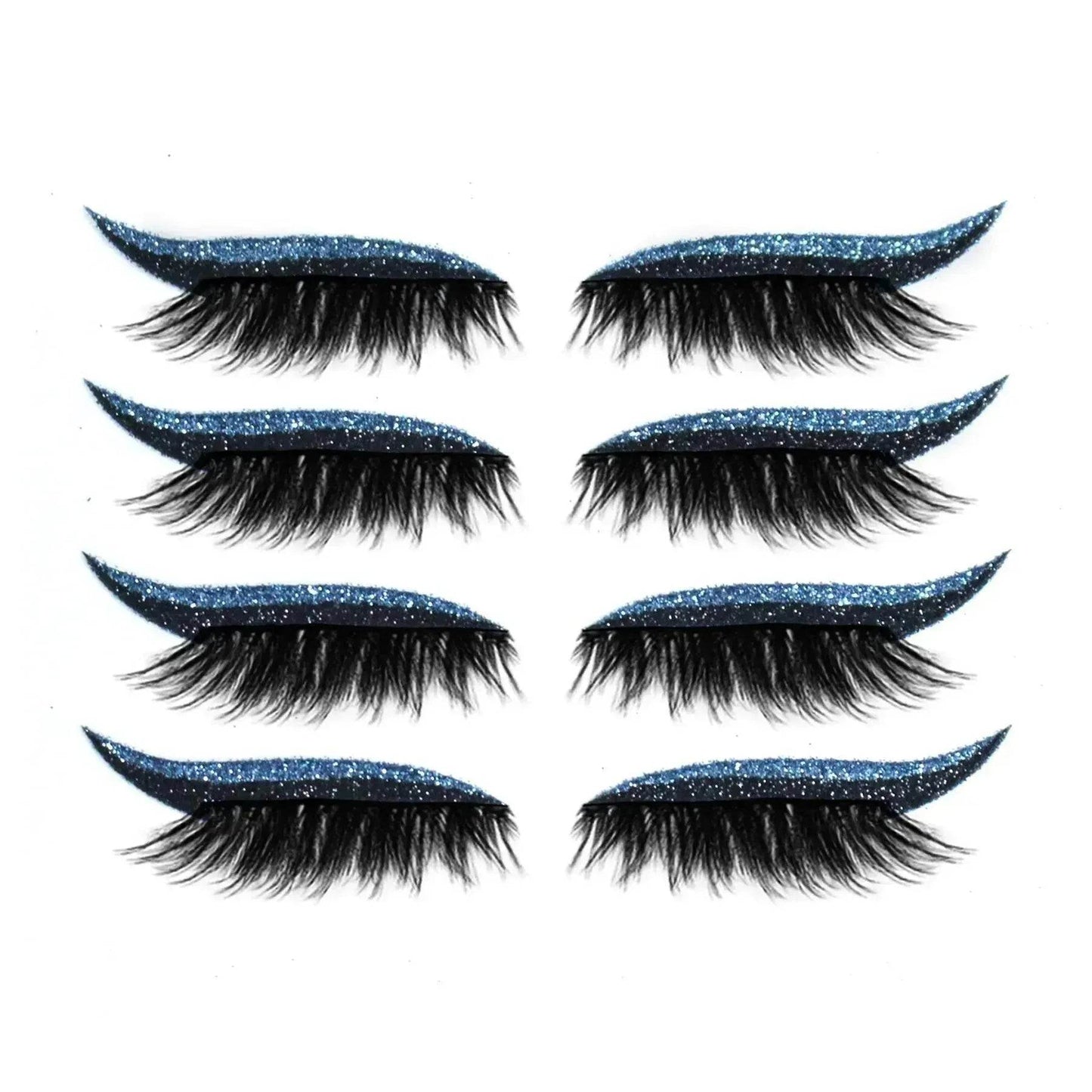 Glittering Eyeliner Sticker False lashes set