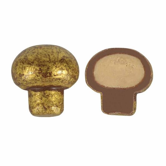 Dragées de chocolat aux champignons dorés