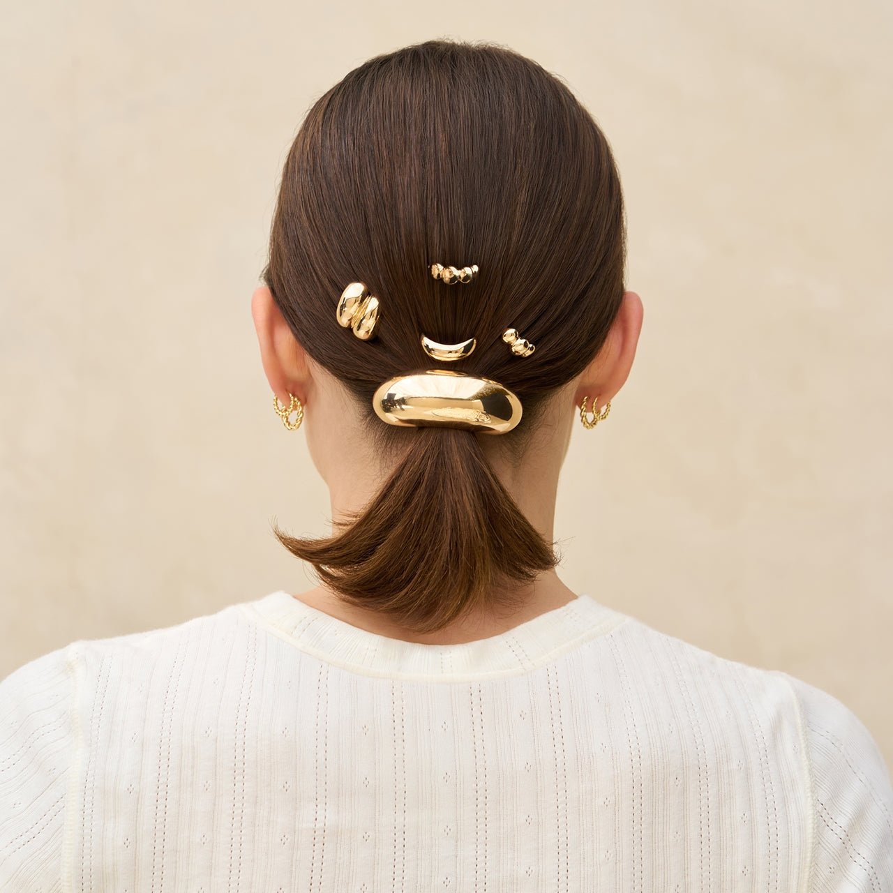 Gold Metal Pony Pins – 3 Piece Set