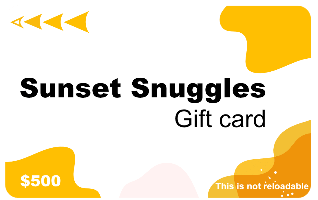 Sunset Snuggles Gift cards