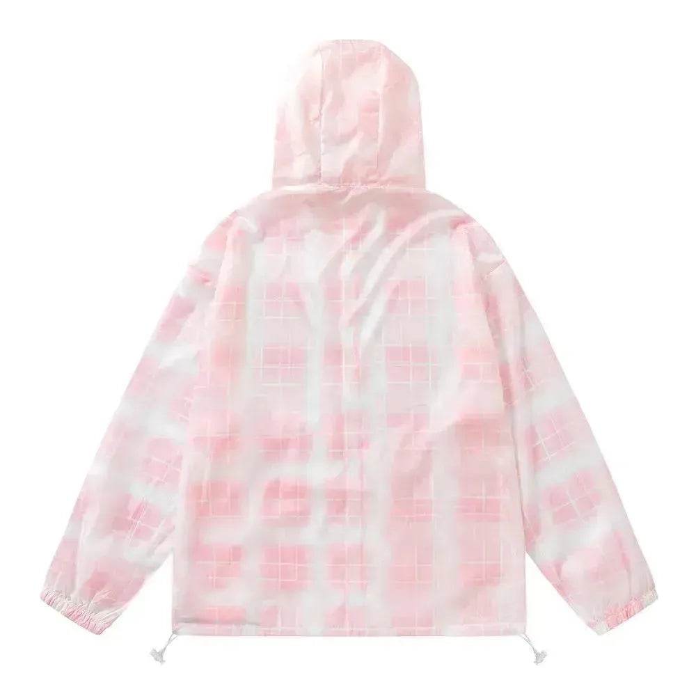 Gradient Plaid Lightweight Sun Protection Clothing