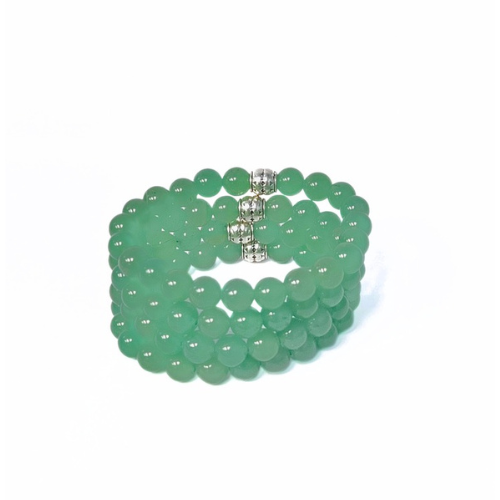 Green Aventurine Gemstone Bracelet - The Stone of Luck