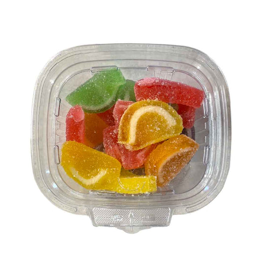Tranches de bonbons gélifiés aux fruits assortis - Halal