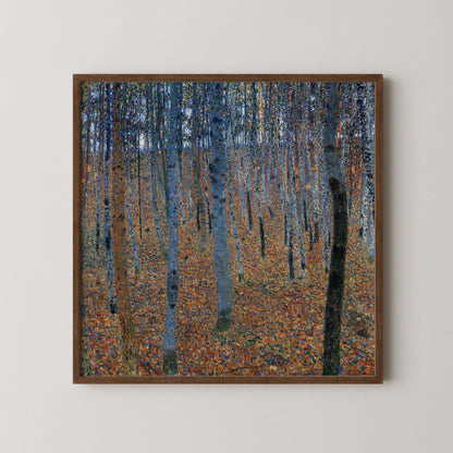Gustav Klimt - Beech Grove | Famous Vintage Painting (available handframed or unframed) 1x1