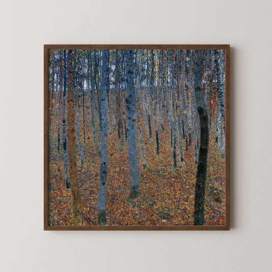 Gustav Klimt - Beech Grove | Famous Vintage Painting (available handframed or unframed) 1x1