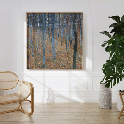 Gustav Klimt - Beech Grove | Famous Vintage Painting (available handframed or unframed) 1x1
